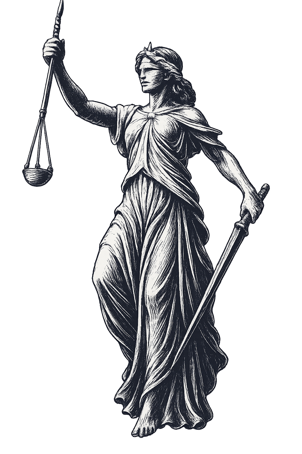 Ilustración Dama de la Justicia